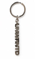 Chrome UNWRNTD logo keychain